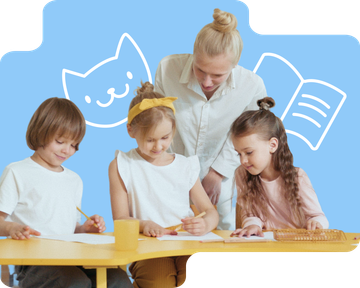 Дети с учителем